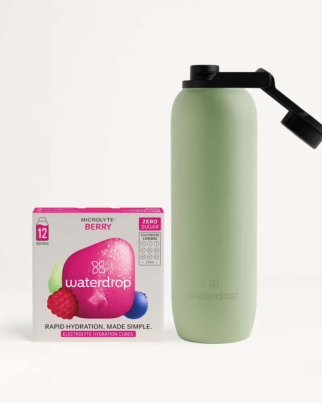 Starter pack - Botella All Purpose 1L + Microlyte Berry