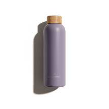 Botella de acero · Tapa de bambú  · 600ml