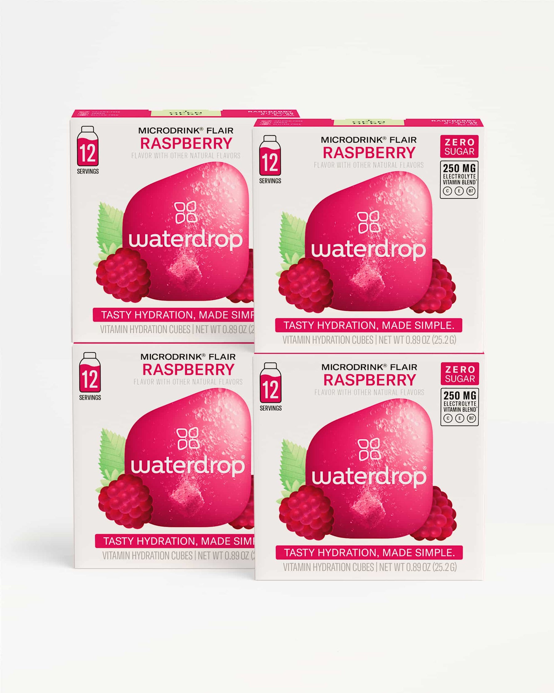 Set 3 + 1 - Microdrink Frambuesa